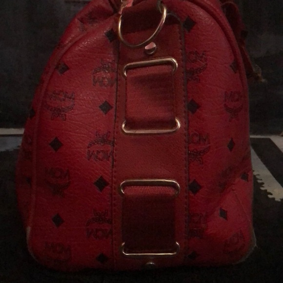 MCM red bag, real. Used - Picture 2 of 4